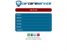 Tablet Screenshot of carcarealameda.com
